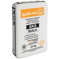 Quick-Mix SKS biały 25 kg - Zaprawa do klejenia wełny i styropianu