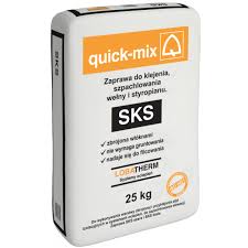 Quick-Mix SKS szary 25 kg - Zaprawa do klejenia wełny i styropianu